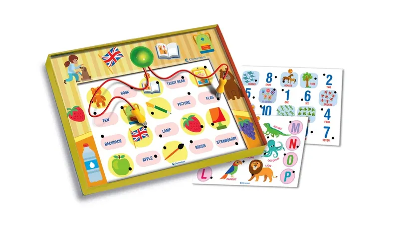 Gra Edukacyjna Interaktywny Quiz Angielski Język Polski CLEMENTONI 50943