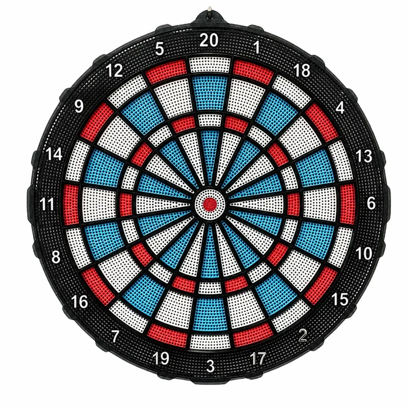 Tarcza Do Darta Soft Tip Rzutki Gra Zręcznościowa Towarzyska Zestaw 42,5 cm