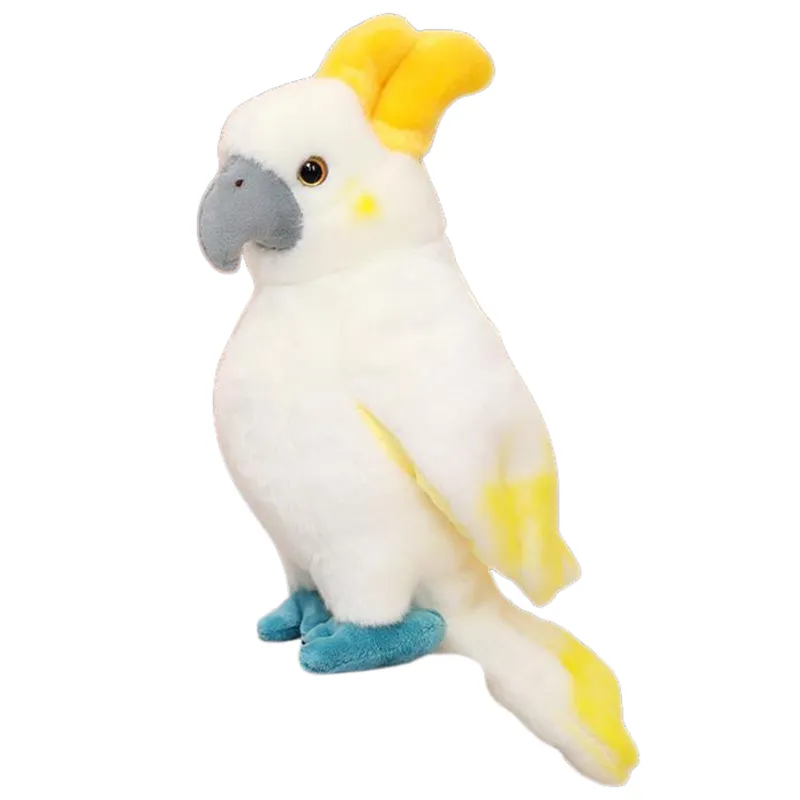 Pluszowa Maskotka Przytulanka Papuga Kakadu 35cm - Biała