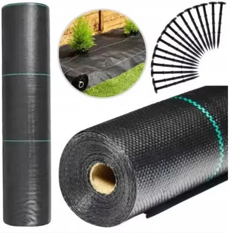 Agrotkanina 1100cm X 100m UV 135g Antychwastowa Agrowłóknina + Kotwy - Czarna