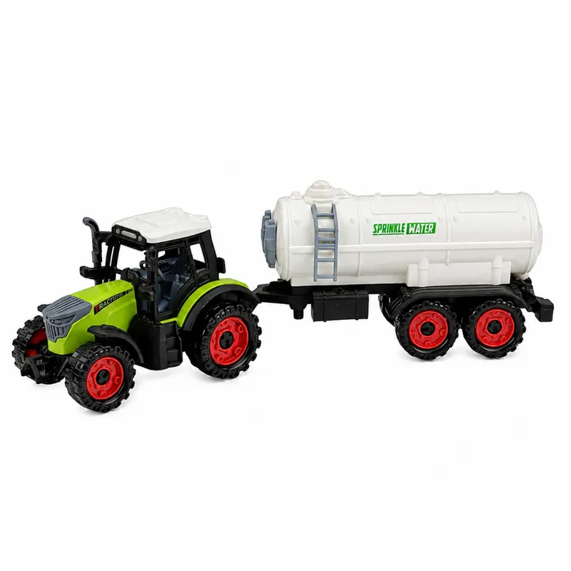 Traktor Farmerski Z Cysterną Napęd Frykcyjny Maszyna Rolnicza 34 cm