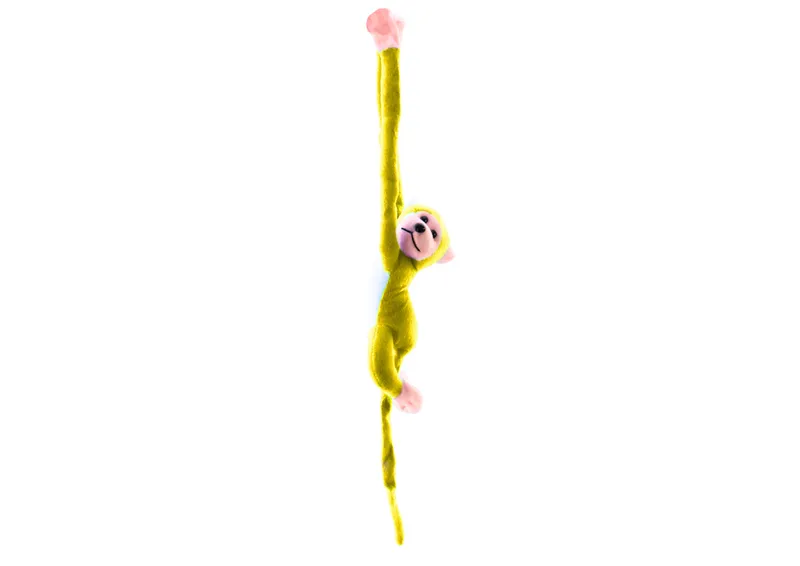 Maskotka Pluszowa Małpka Z Dźwiękiem 60 cm - Żółta