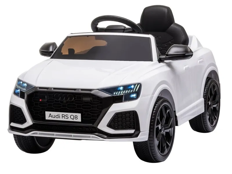 Samochód Na Akumulator AUDI RS Q8 Światła LED MP3 Pilot - Biały