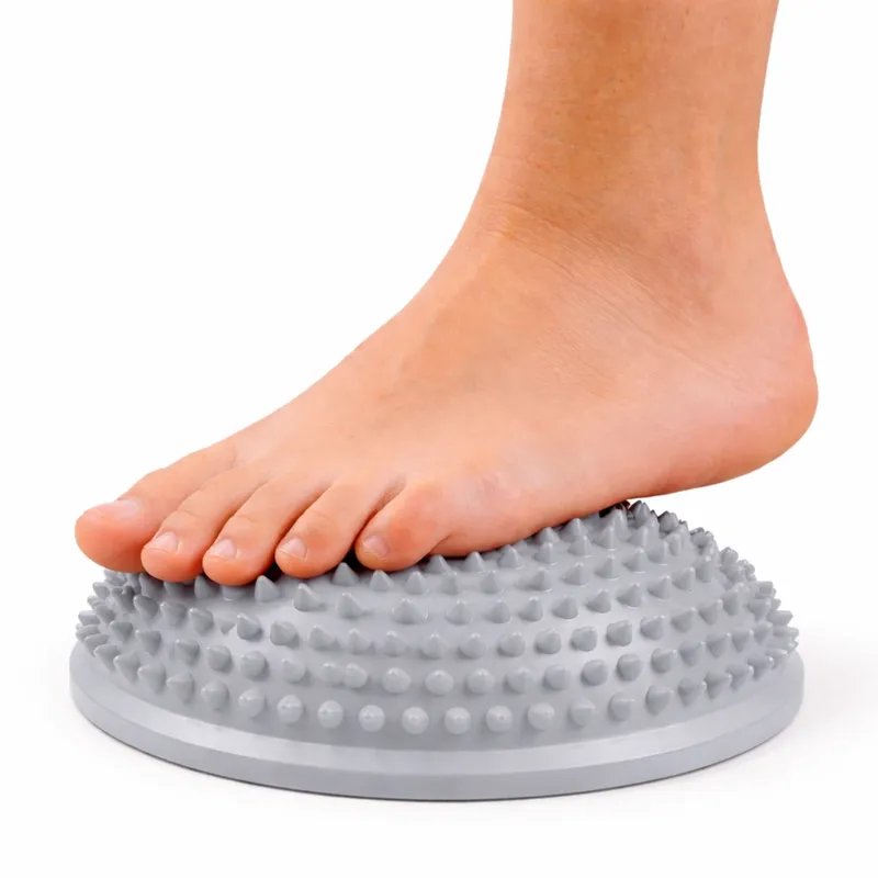Półkula Sensoryczna Do Masażu Ćwiczeń Równowagi 16 cm - Szara