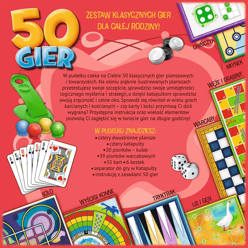 Zestaw Gier Kalejdoskop 50 Gier TREFL 02116