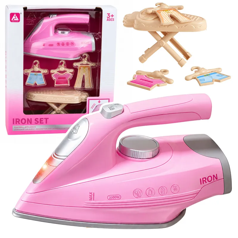 Zestaw Do Prasowania Żelazko Z Funkcją Wibracji Światła Dźwięki Akcesoria
