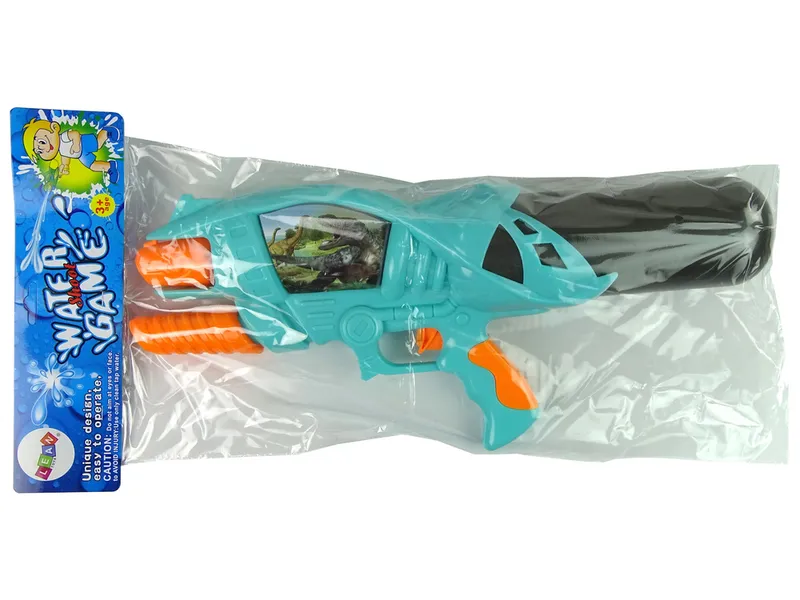 Pistolet Na Wodę Ogród Karabin Zielono Pomarańczowy Dinozaury 1100 ml