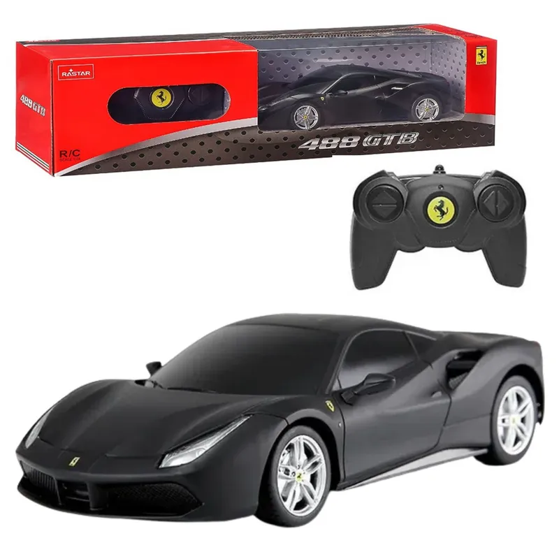 Auto RC Rastar 1:24 FERRARI 488 GTB - Czarne
