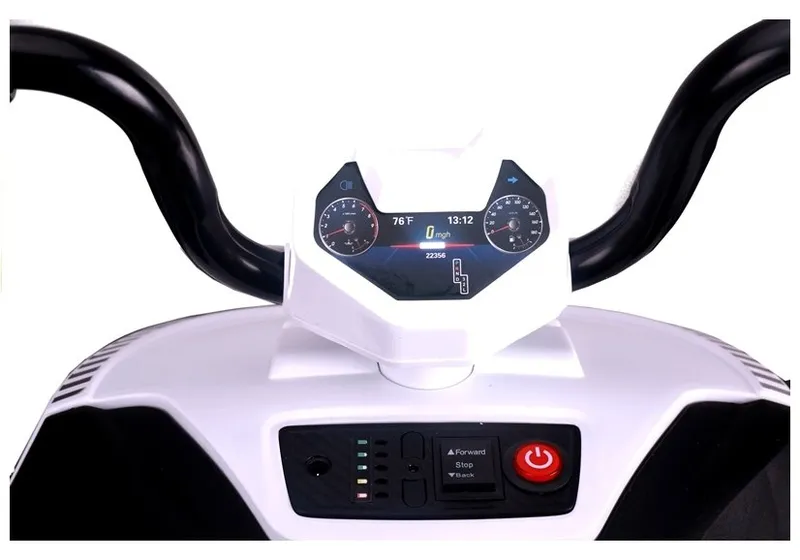Quad Na Akumulator S601 Pojazd Terenowy Dla Dzieci Światła LED - Biały