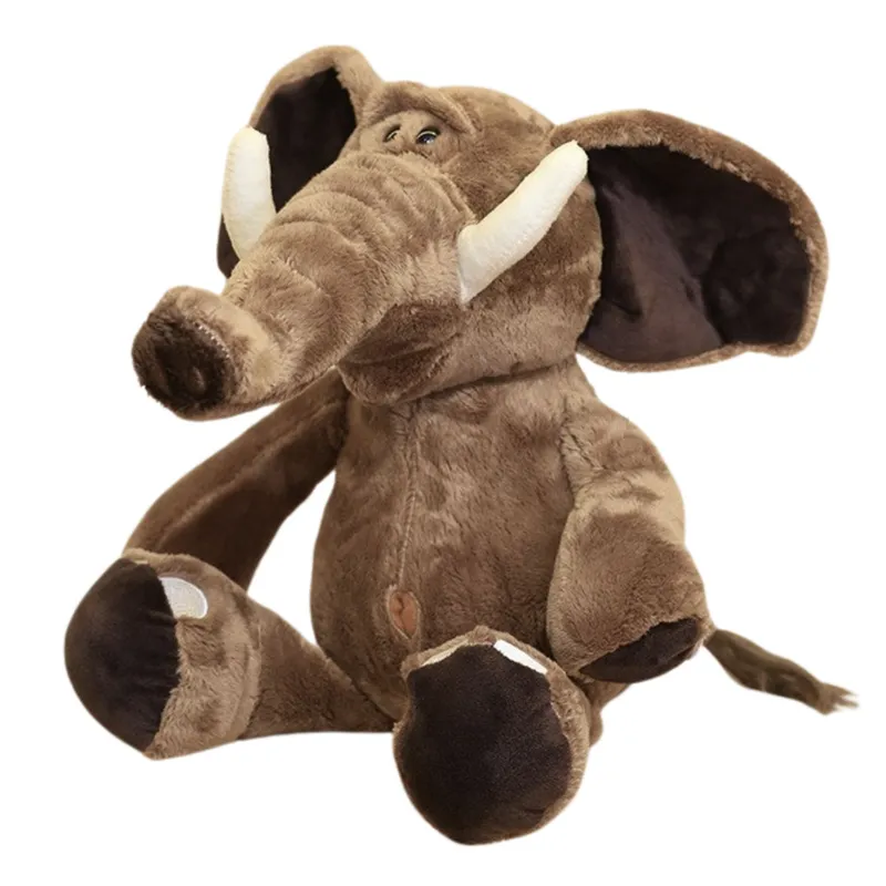 Pluszowa Maskotka Przytulanka Słoń Z Dużymi Uszami 22cm - Brązowy