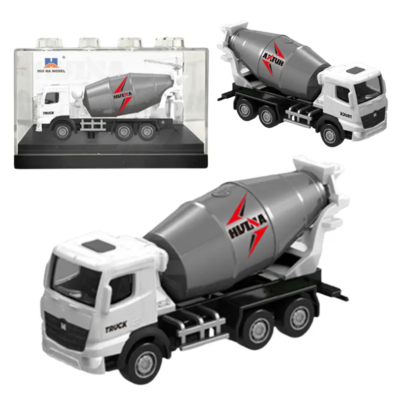 Betoniarka Metalowa Model Kolekcjonerski Huina 1:80 - Biała