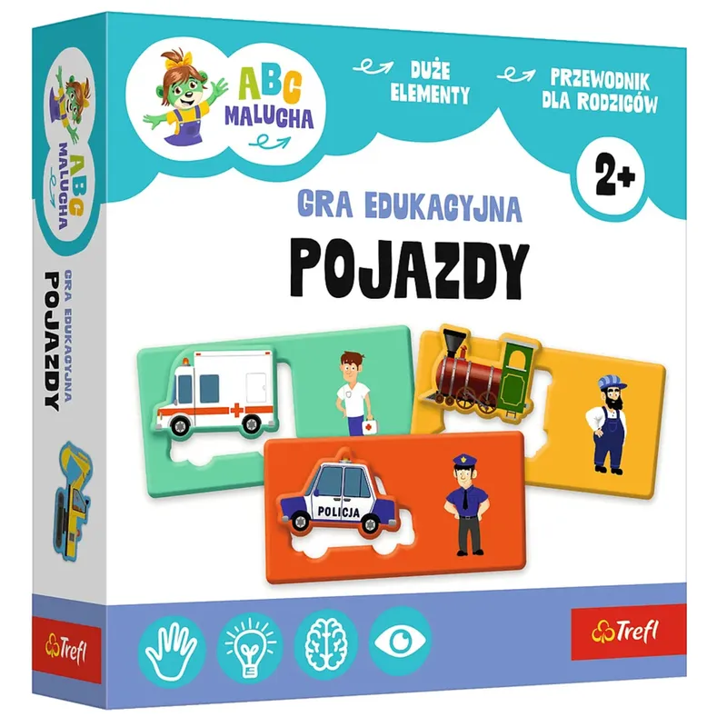 Gra Dla Dzieci ABC Malucha Pojazdy TREFL 02907