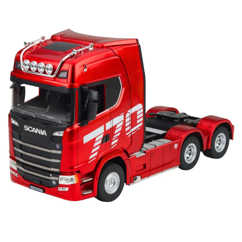 Ciężarówka Scania 770S Z Naczepą Zdalnie Sterowana RC Huina 1:18 - Czerwona