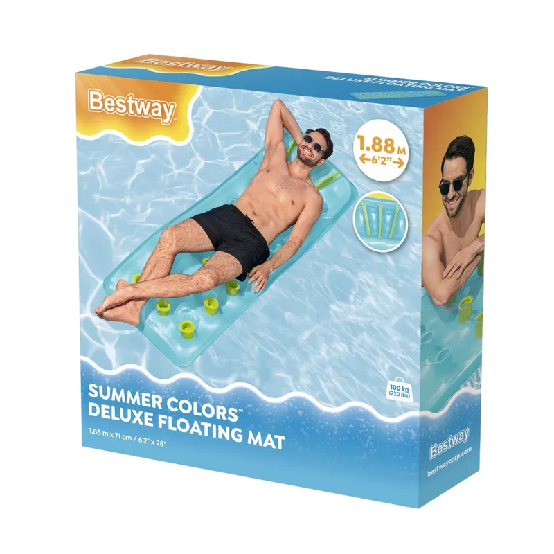 Materac Dmuchany Do Pływania Basenu BESTWAY 43015 - Niebieski