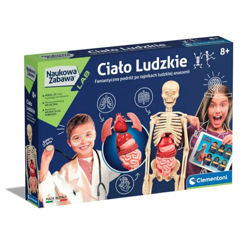 Naukowa Zabawa Ciało Ludzkie Język Polski CLEMENTONI 60249