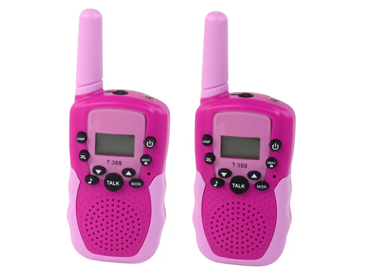 Walkie Talkie Krótkofalówki Zasięg 3km Dla Dzieci - Różowe