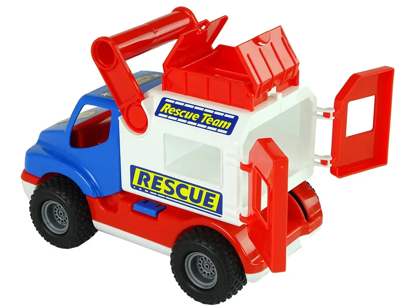 Samochód Ratowniczy Auto ConsTruck Niebiesko Biały POLESIE 41937
