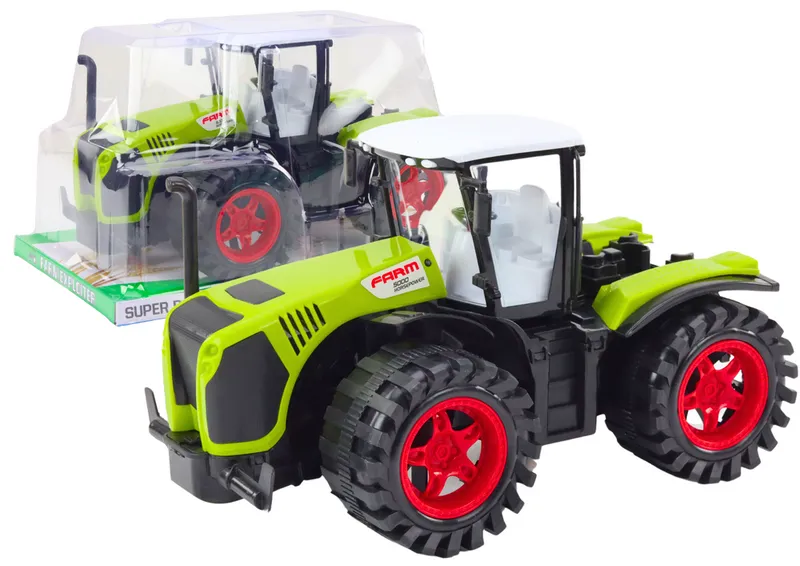 Traktor Farmerski Duży Napęd Frykcyjny Pojazd Rolniczy - Zielony