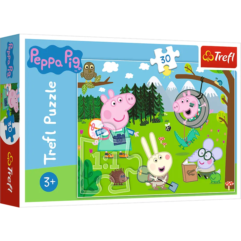 Puzzle - 30 - Leśna Wyprawa - Świnka Peppa - TREFL 18245