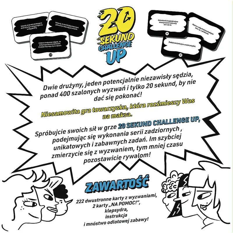 Gra Planszowa 20 Sekund Challenge: Nowe Rozdanie TREFL 02903