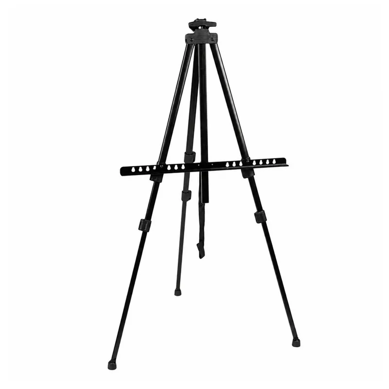 Sztaluga Malarska Metalowa Plenerowa Trójnożna Regulowana Etui 158cm - Czarna