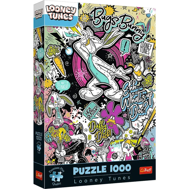 Puzzle - 1000 Premium Plus - Zwariowane Melodie - Looney Tunes - TREFL 12066
