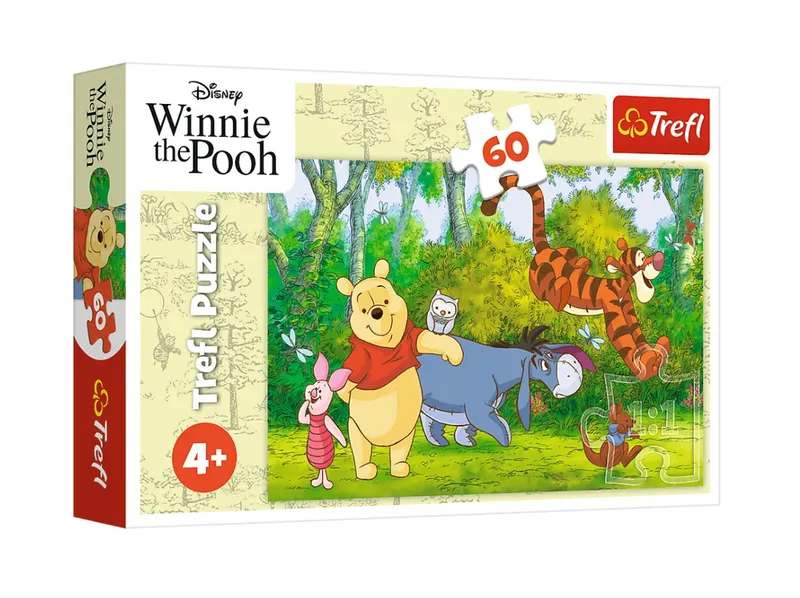 Puzzle - 60 - Smaczny Miodek - DISNEY - Kubuś Puchatek - TREFL 17411