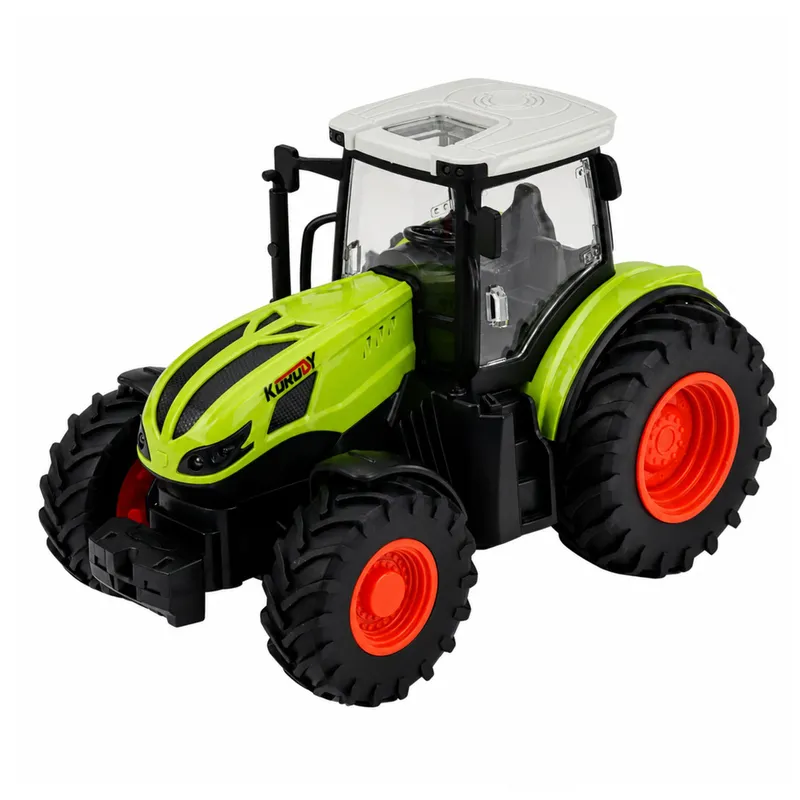 Traktor Rolniczy Z Przyczepą Wywrotką Zdalnie Sterowany RC 1:24 - Zielony