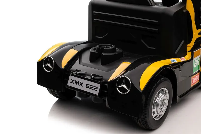 Auto Na Akumulator Ciężarówka MERCEDES XMX622 Światła LED Pilot - Żółty