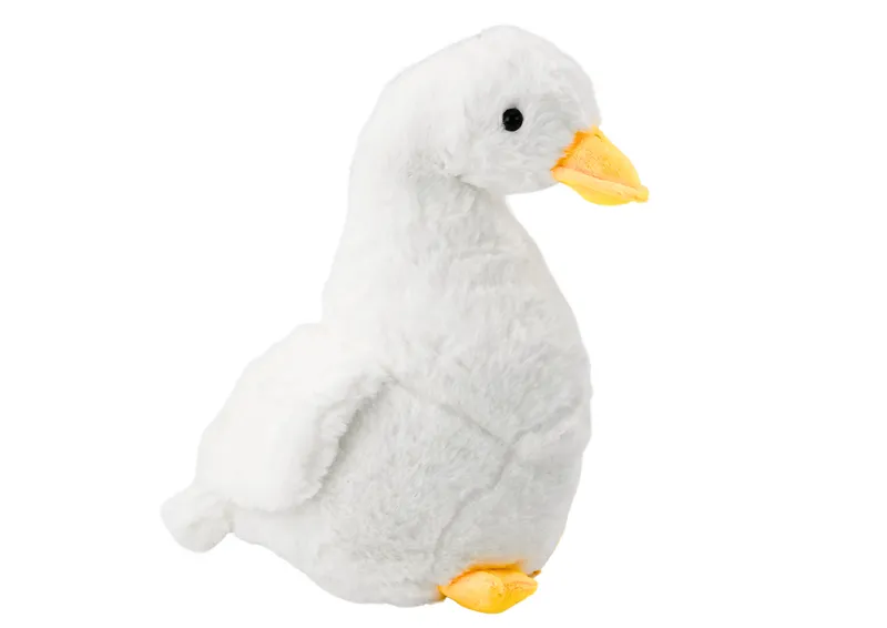 Pluszowa Gęś Maskotka Przytulanka Pluszak Kaczka 40 cm - Biała