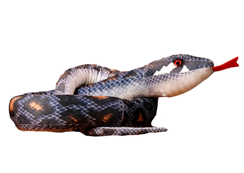 Maskotka Pluszowa Wąż 210 cm - Szary