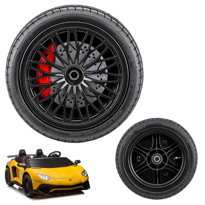 Koło Do Pojazdu Na Akumulator A8803 LAMBORGHINI XXL Gumowe Pompowane