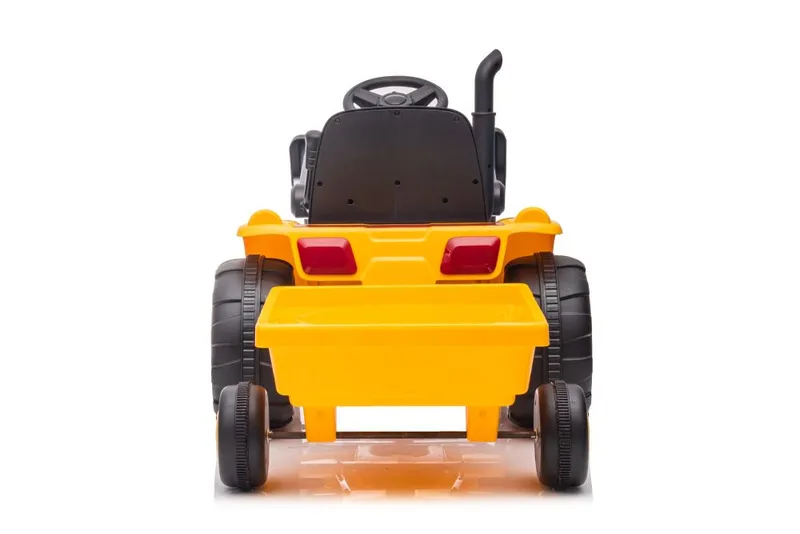 Traktor Na Akumulator Z Przyczepą S617 - Żółty