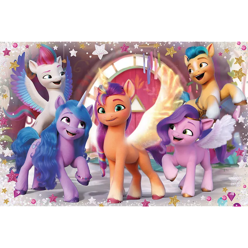 Puzzle - 24 Maxi - Wesoły Dzień Kucyków - My Little Pony - TREFL 14355