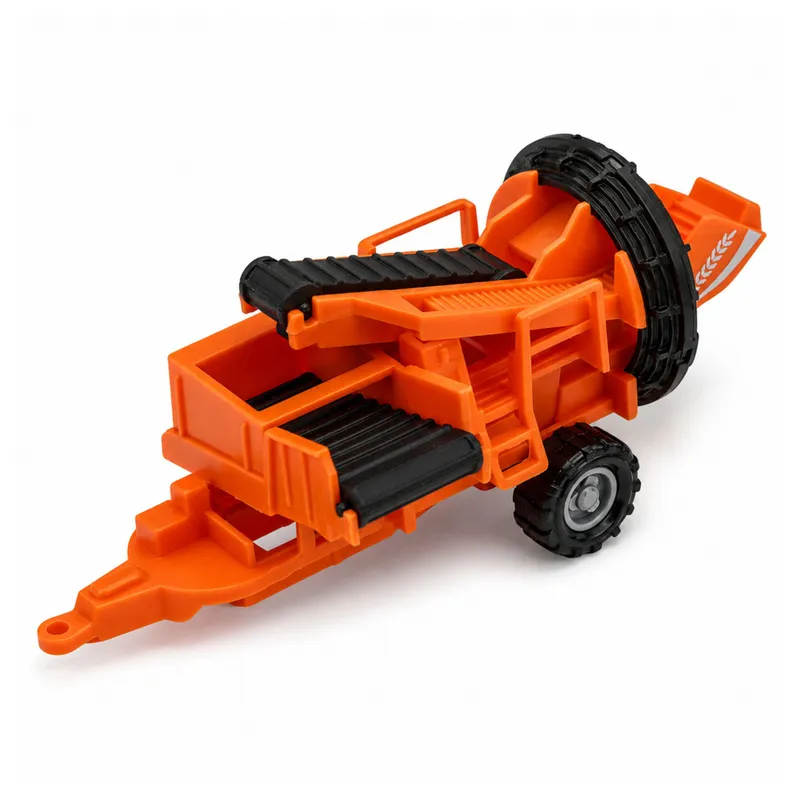 Zestaw Pojazdów Rolniczych Traktor Sieczkarnia Przyczepa Prasa 1:68 4 szt