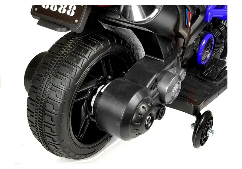 Motor Na Akumulator Motocykl Dla Dzieci GTM1188 Światło LED - Niebieski
