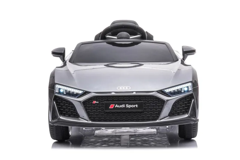 Auto Na Akumulator AUDI R8 Lift A300 Światła LED Pilot - Srebrne