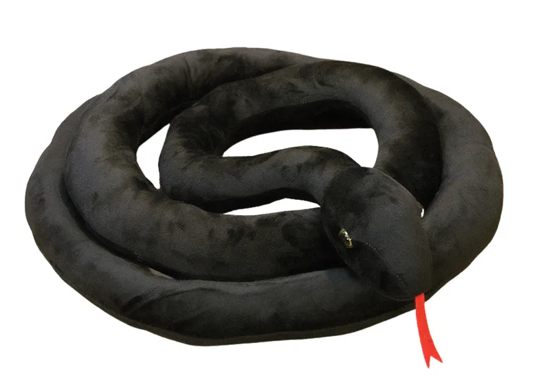 Maskotka Pluszowa Wąż 300 cm - Czarny
