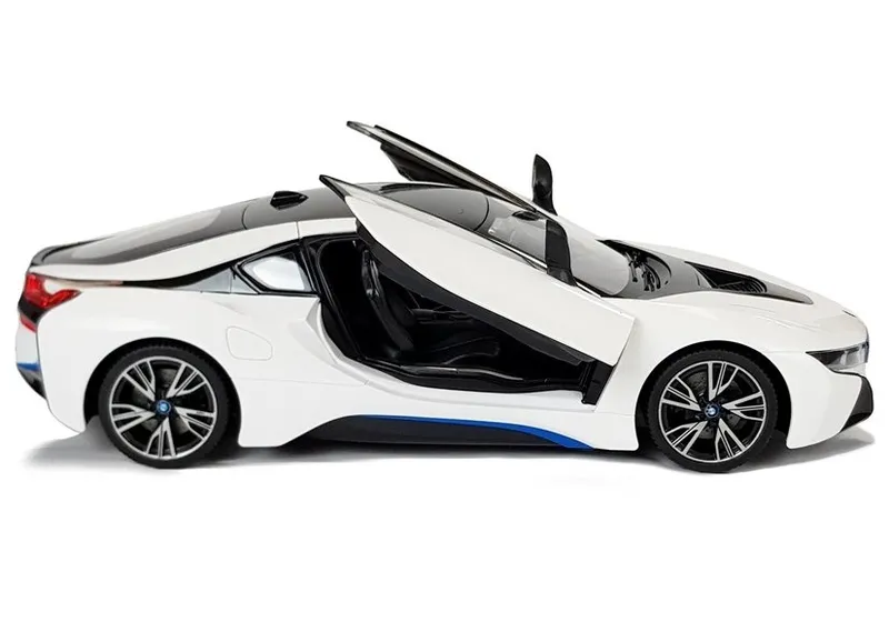 Auto R/C BMW I8 Rastar 1:14 Drzwi Automatyczne - Biały