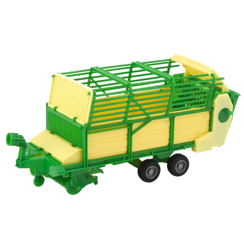 Traktor Rolniczy Farmerski Z Zielono-Żółtą Przyczepą 50cm - Zielony