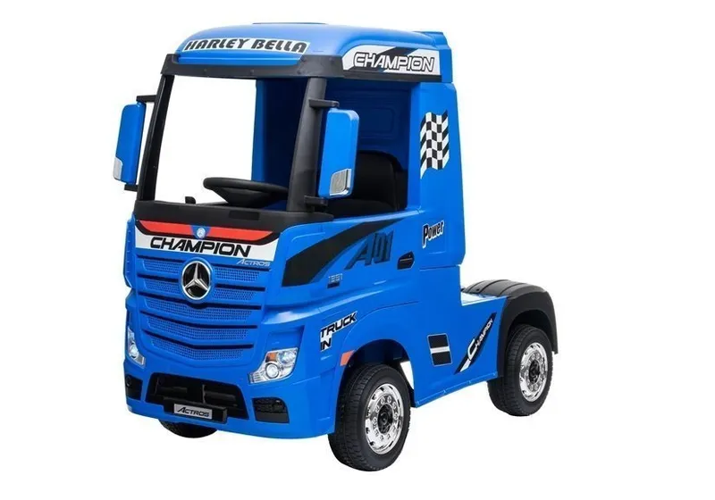 Auto MERCEDES Actros Lakierowany Ciężarówka Pilot LED MP4 - Niebieski