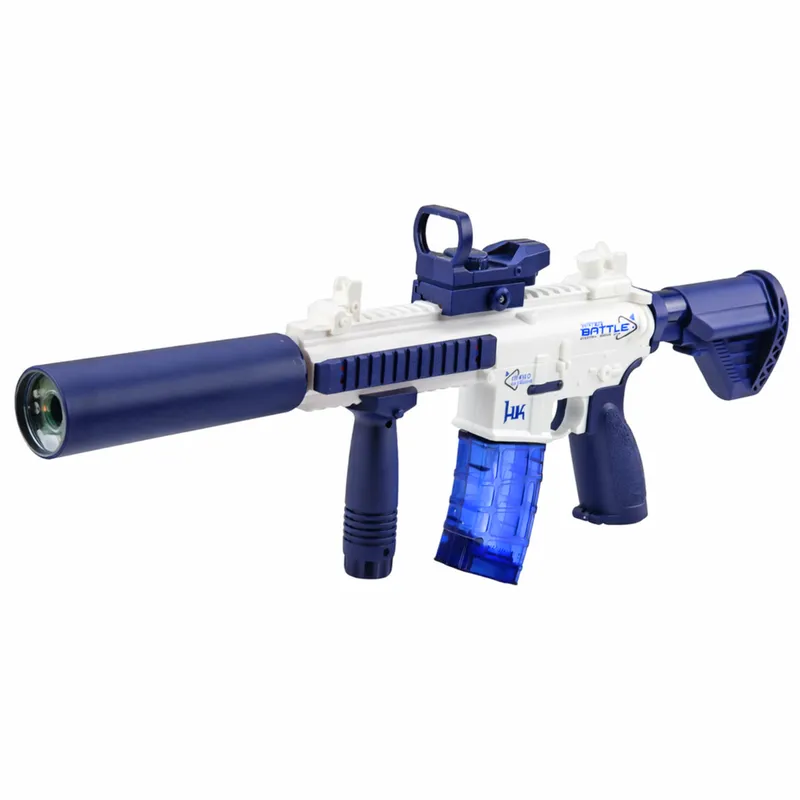 Karabin Elektryczny Broń Pistolet Na Wodę M416 62 cm - Niebieski