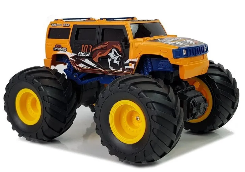 Auto Terenowe Duże Koła Bigfoot Zdalnie Sterowany 2.4G 1:18 - Żółty