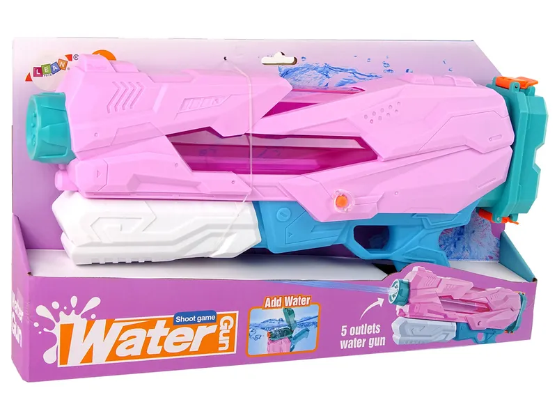 Pistolet Na Wodę 800 ml Zasięg 8 m - Różowy