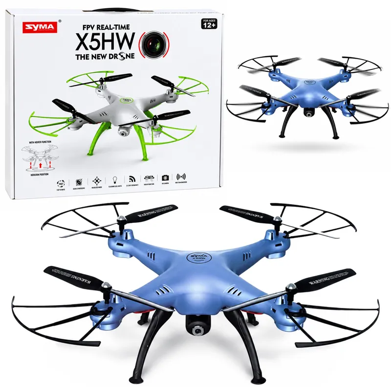 Zdalnie Sterowany Dron X5HW SYMA - Niebieski