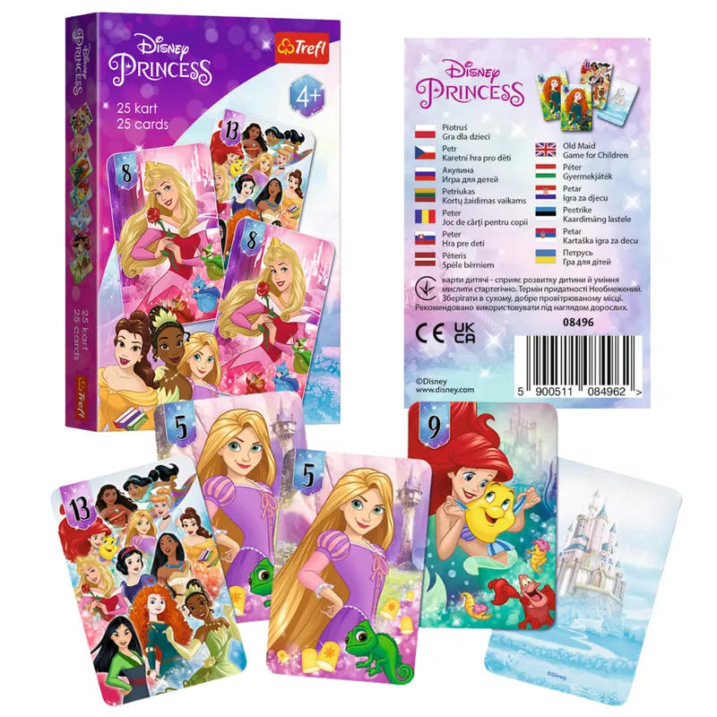Karty Do Gry Piotruś Pan - DISNEY Księżniczki - TREFL 08496
