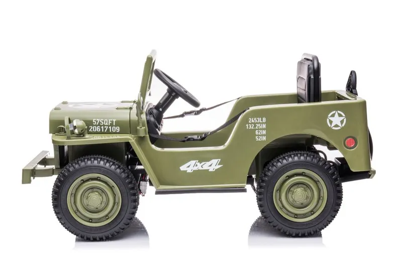 Auto Na Akumulator JH-103 Zieleń 4X4 - Oliwkowa