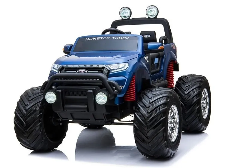 Pojazd Na Akumulator FORD Ranger Monster Lakierowany LCD - Niebieski