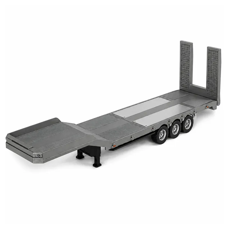 Przyczepa Niskopodwoziowa Naczepa Do Scania 770S Huina 1:18 - Szara
