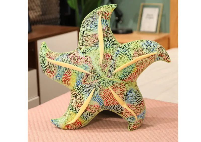 Maskotka Pluszowa Rozgwiazda Poduszka 20 cm - Zielona